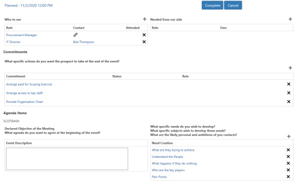 SCOTSMAN Commitment Manager for Microsoft Dynamics 365